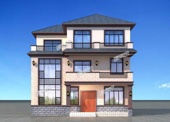 中式三層別墅設(shè)計(jì)圖紙，難得的好戶型，主體造價(jià)只要40萬