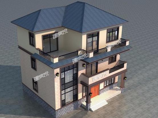 中式三層別墅設(shè)計(jì)圖紙，難得的好戶型，主體造價(jià)只要40萬