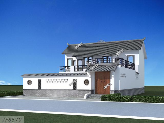 農(nóng)村小伙在老家給父母建了一棟養(yǎng)老別墅，父母開心的像個孩子