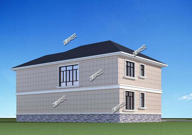 二層花園別墅設(shè)計(jì)，農(nóng)村自建只要二三十萬，太驚喜了