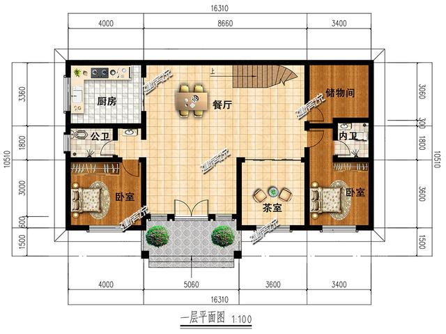 二層花園別墅設(shè)計(jì)，農(nóng)村自建只要二三十萬，太驚喜了