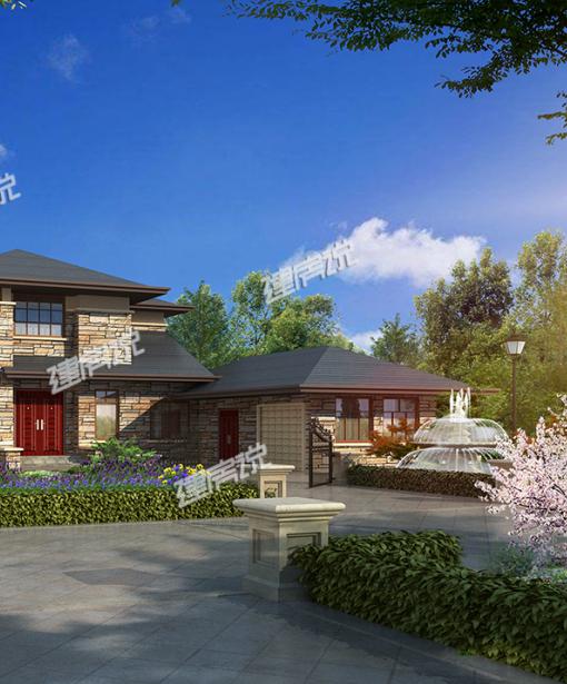 在靜謐的農(nóng)村老家，建一棟合院別墅，從此過上瀟灑的生活