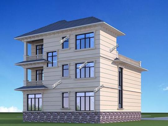 家大業(yè)大就建這棟歐式豪華三層別墅，面子里子都全了