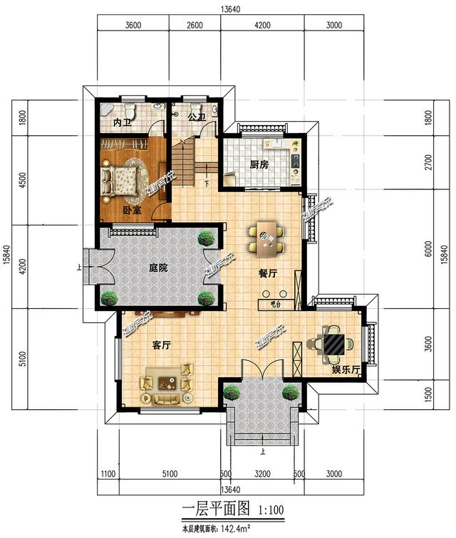 建了棟三層徽派別墅，我家是村里最美的，漂亮接地氣，享受極了