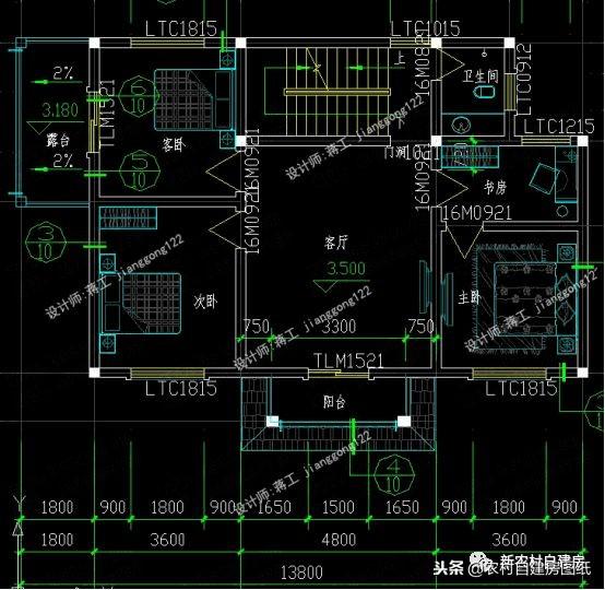 簡(jiǎn)單大氣造價(jià)低的農(nóng)村三層別墅設(shè)計(jì)圖，主體造價(jià)只要25萬，回家一建真氣派
