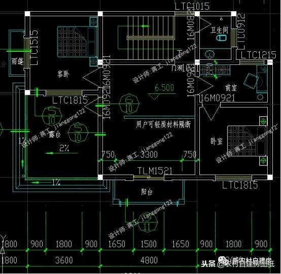 簡(jiǎn)單大氣造價(jià)低的農(nóng)村三層別墅設(shè)計(jì)圖，主體造價(jià)只要25萬，回家一建真氣派