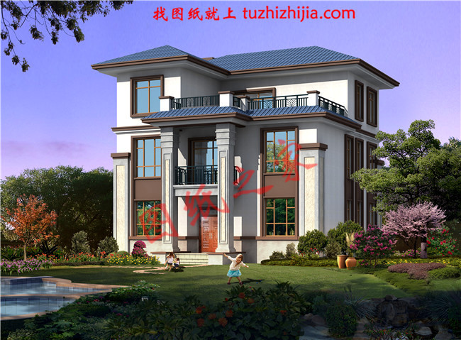 農(nóng)村2層半現(xiàn)代別墅圖片大全，時尚漂亮、讓人羨慕！