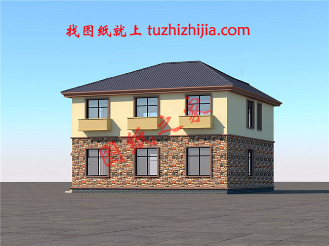 農(nóng)村30萬別墅款式圖片及設(shè)計(jì)圖，耐看又實(shí)用的二層小別墅！