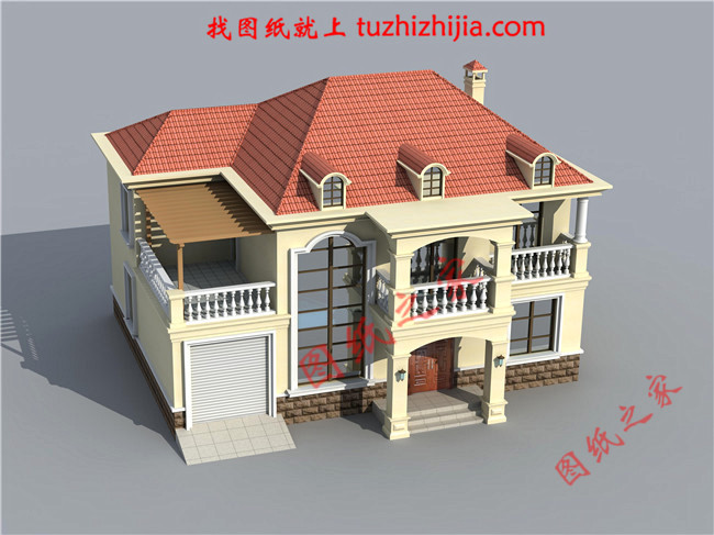 農(nóng)村30萬別墅款式圖片及設(shè)計(jì)圖，耐看又實(shí)用的二層小別墅！