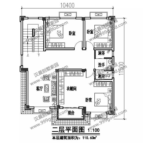 中風(fēng)格三層別墅戶型圖，這就是未來(lái)最漂亮的農(nóng)村房屋