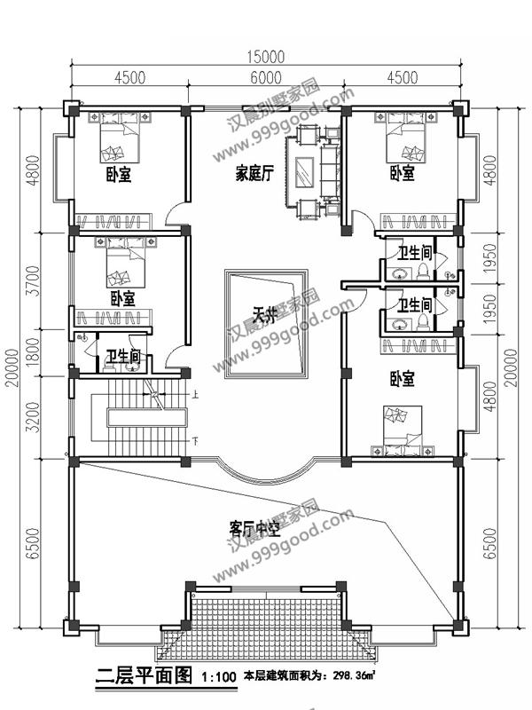 中風(fēng)格三層別墅戶型圖，這就是未來(lái)最漂亮的農(nóng)村房屋