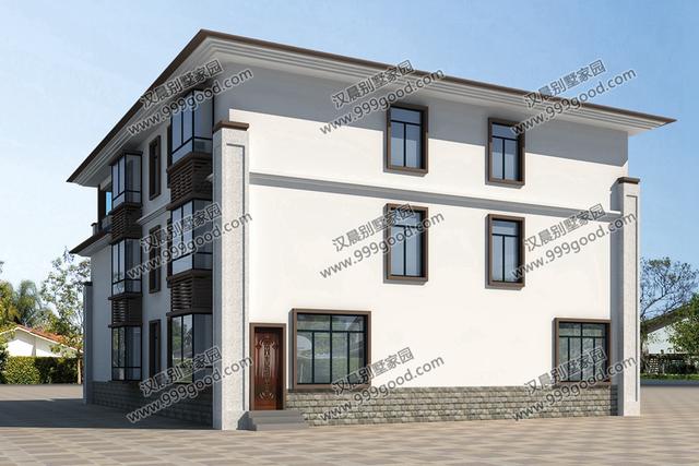 中風(fēng)格三層別墅戶型圖，這就是未來(lái)最漂亮的農(nóng)村房屋