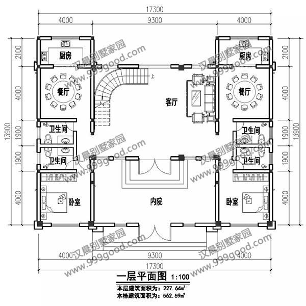 中風(fēng)格三層別墅戶型圖，這就是未來(lái)最漂亮的農(nóng)村房屋