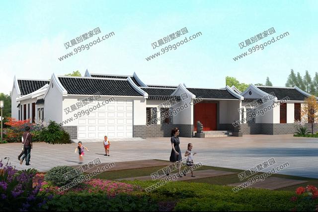 25X28米的一層別墅設(shè)計(jì)方案，超氣派的農(nóng)村養(yǎng)老房，你喜歡嗎？