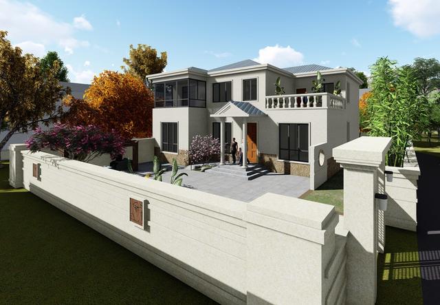 18年最新農(nóng)村二層別墅戶型圖及效果圖，6室3廳主體只要35萬！