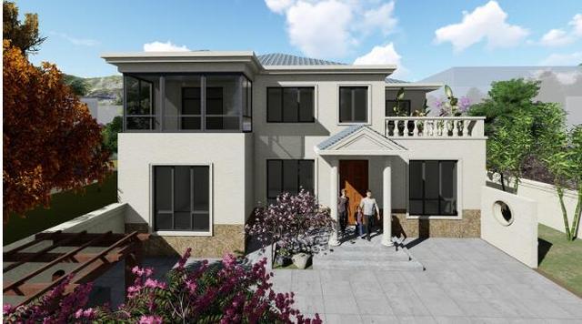 18年最新農(nóng)村二層別墅戶型圖及效果圖，6室3廳主體只要35萬！