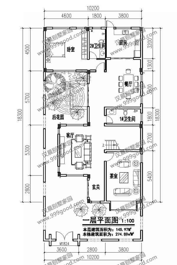 自建房造價(jià)是多少？這3套新中式帶庭院別墅設(shè)計(jì)給你答案！