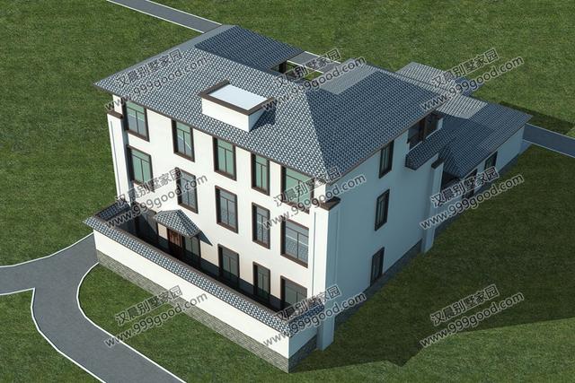 自建房造價(jià)是多少？這3套新中式帶庭院別墅設(shè)計(jì)給你答案！