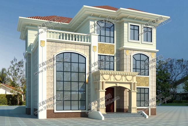 最適合農村的實用布局、方正戶型，兩套廣西自建522平農村別墅