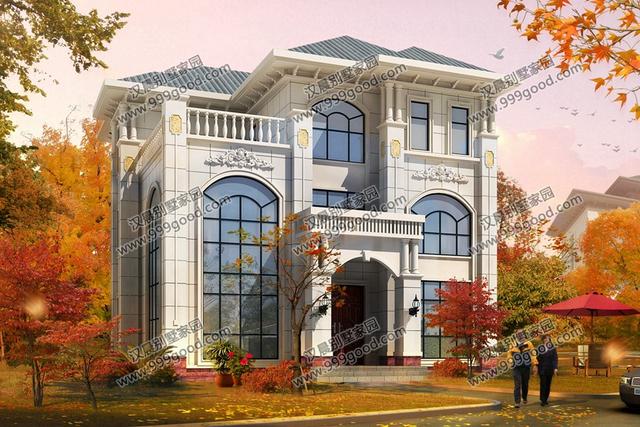 最適合農村的實用布局、方正戶型，兩套廣西自建522平農村別墅