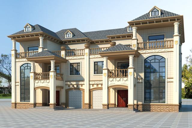 今年的蓋房愿望實現(xiàn)了嗎？2套豪華雙拼別墅實拍照片，過年想低調都難