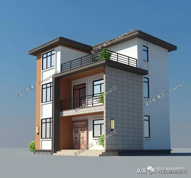 80平宅基地怎么建房？這套現(xiàn)代風(fēng)別墅設(shè)計(jì)把農(nóng)村提高了一個(gè)檔次