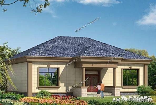 5套農(nóng)村一層別墅設(shè)計圖，10萬15萬20萬就能建好，你看中哪款了