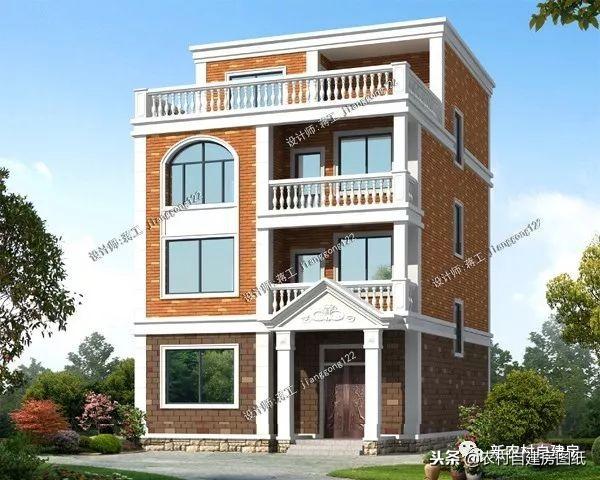 宅基地只有9×13米，這3套三層、三層半別墅設(shè)計(jì)都非常漂亮劃算