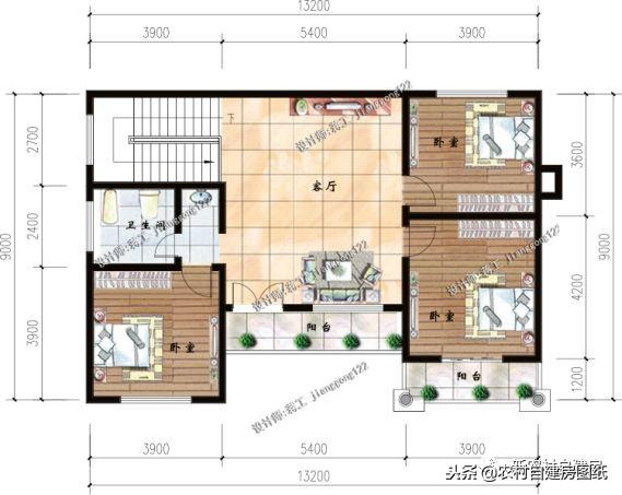 從這4套別墅設(shè)計(jì)中就能看出南北差異，第3套南北都可建