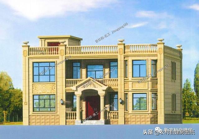 從這4套別墅設(shè)計(jì)中就能看出南北差異，第3套南北都可建