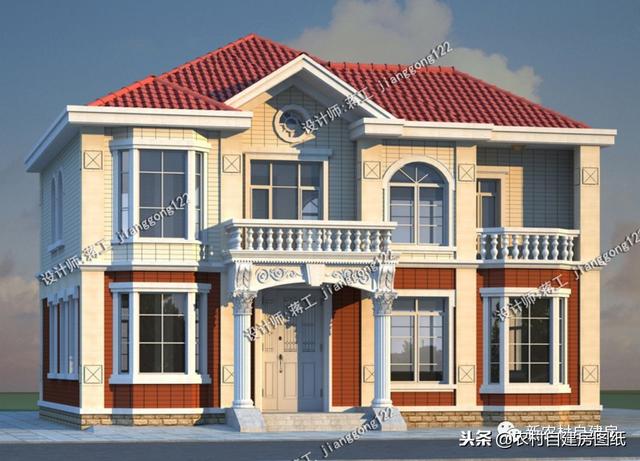 從這4套別墅設(shè)計(jì)中就能看出南北差異，第3套南北都可建