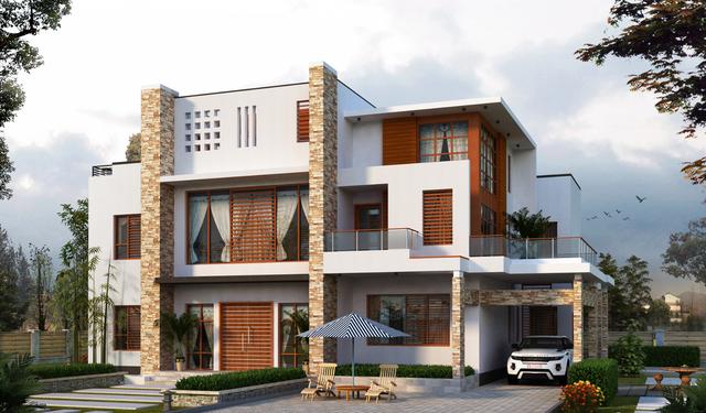 從500套別墅設(shè)計(jì)中精選10套送給大家，各種風(fēng)格，你要的這都有！