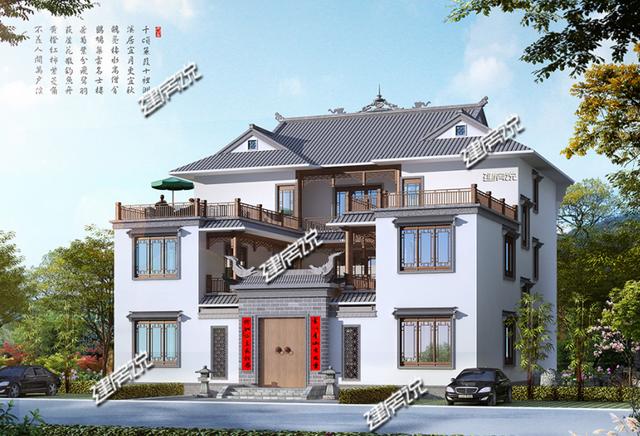 見了這棟最漂亮的四合院別墅，一下就成了全村的焦點，鄰居天天來串門