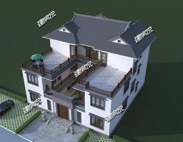 見了這棟最漂亮的四合院別墅，一下就成了全村的焦點，鄰居天天來串門