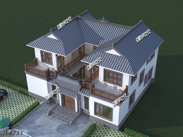 城里過(guò)膩了，回農(nóng)村修建這棟中國(guó)最美四合院，過(guò)桃源鄉(xiāng)村生活