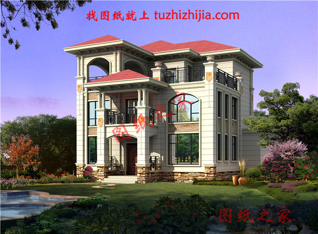 非常好看的農(nóng)村二層半別墅設(shè)計(jì)，建成后一定會(huì)被村里人踏破門檻！