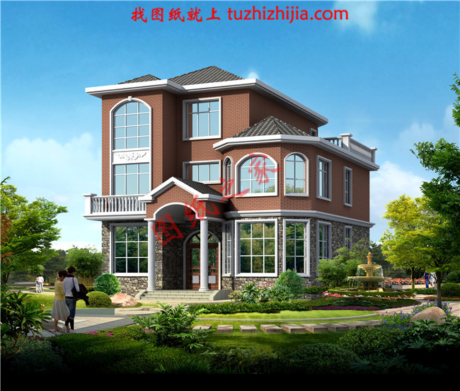 非常好看的農(nóng)村二層半別墅設(shè)計(jì)，建成后一定會(huì)被村里人踏破門檻！