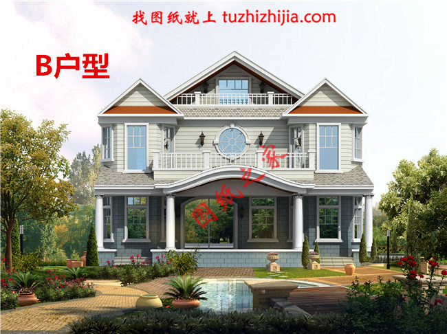 非常好看的農(nóng)村二層半別墅設(shè)計(jì)，建成后一定會(huì)被村里人踏破門檻！