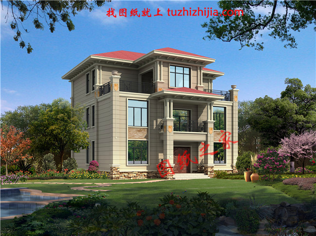 非常好看的農(nóng)村二層半別墅設(shè)計(jì)，建成后一定會(huì)被村里人踏破門檻！