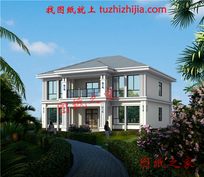 新農(nóng)村二層樓房圖片造價(jià)25萬(wàn)設(shè)計(jì)，大家都能建起這么漂亮的小別墅！