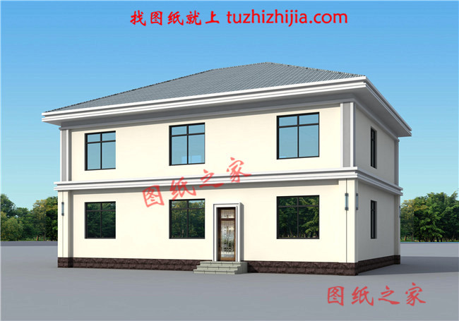 新農(nóng)村二層樓房圖片造價(jià)25萬(wàn)設(shè)計(jì)，大家都能建起這么漂亮的小別墅！