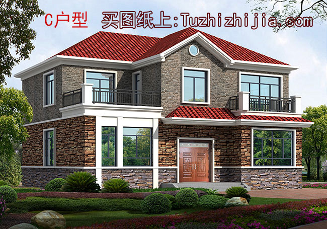 新農(nóng)村二層樓房圖片造價(jià)25萬(wàn)設(shè)計(jì)，大家都能建起這么漂亮的小別墅！