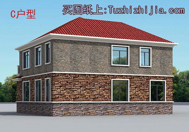 新農(nóng)村二層樓房圖片造價(jià)25萬(wàn)設(shè)計(jì)，大家都能建起這么漂亮的小別墅！