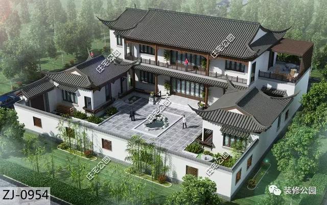 最適合養(yǎng)老的農(nóng)村別墅設(shè)計，除了這棟中式合院，再也找不出別的