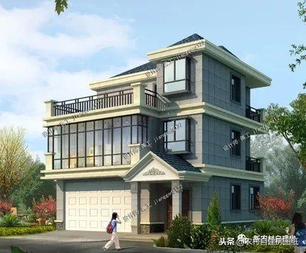 7套100平左右的農(nóng)村別墅設(shè)計圖紙，4套二層3套三層，小戶型精致實用！