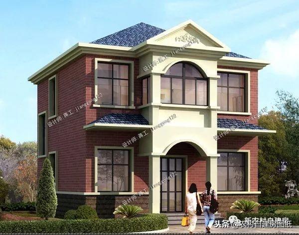 7套100平左右的農(nóng)村別墅設(shè)計圖紙，4套二層3套三層，小戶型精致實用！