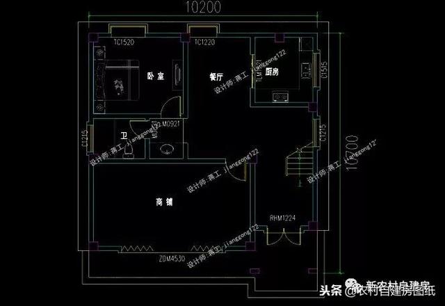 7套100平左右的農(nóng)村別墅設(shè)計圖紙，4套二層3套三層，小戶型精致實用！