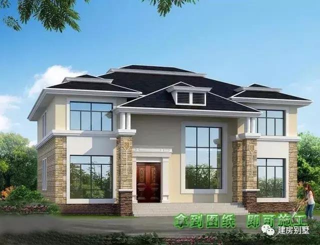 在農(nóng)村老家建一棟漂亮的小別墅，15套外觀效果圖，每個都是溫馨舒適的家