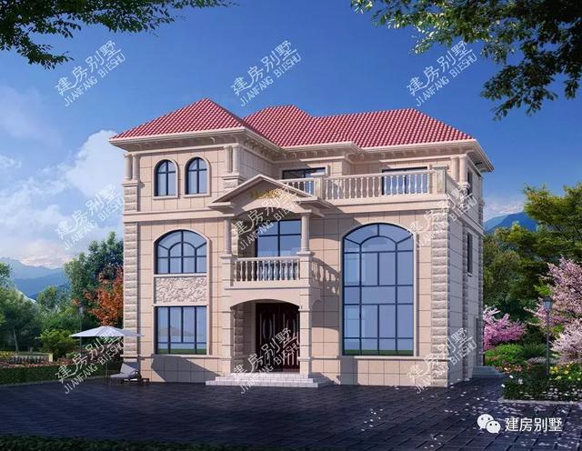 兩套歐式風格農村三層自建房，面寬都是13米，各自粉絲都很多