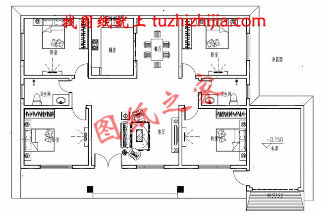 農(nóng)村12萬自建一層平房設計圖，讓父母的養(yǎng)老生活溫馨舒適！